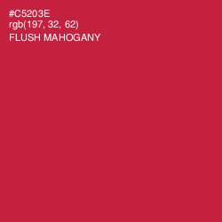 #C5203E - Flush Mahogany Color Image